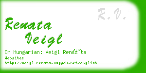 renata veigl business card